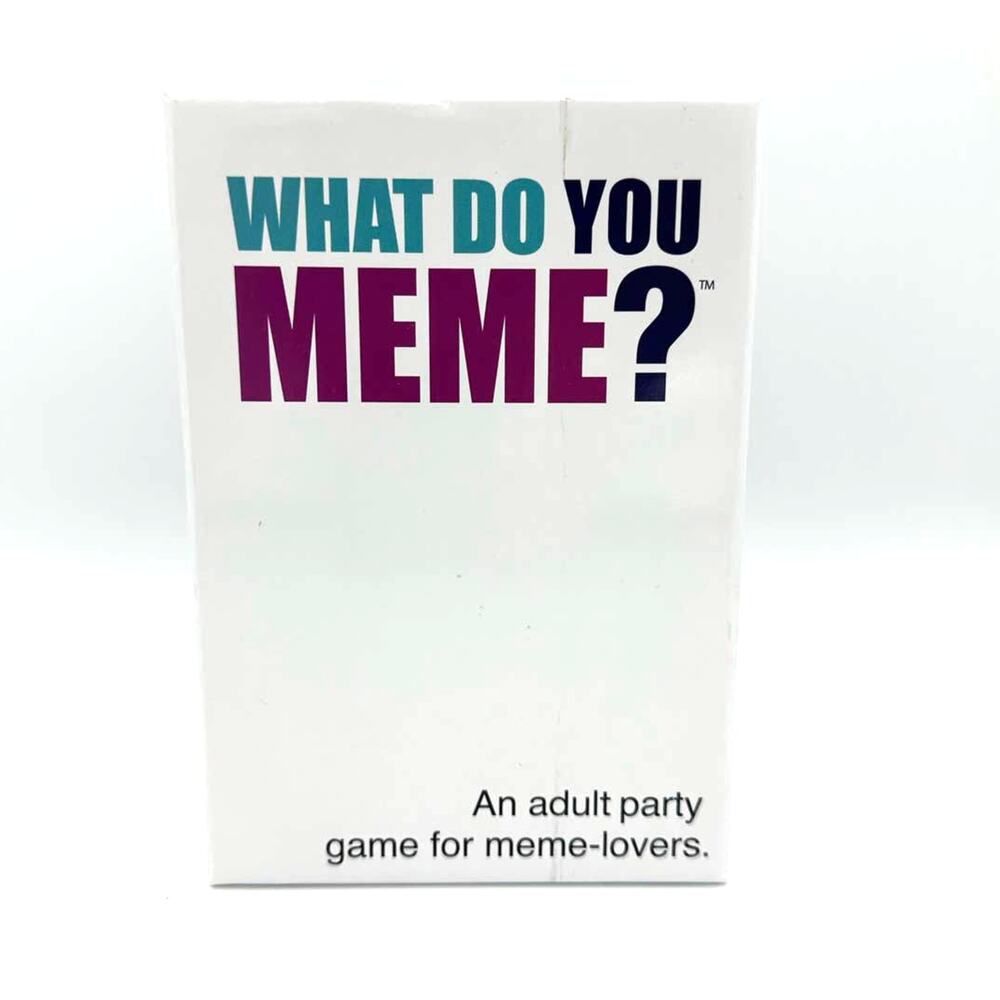What Do You Meme? ADULT Party Game.  Age 17+ 3-20 players humorous